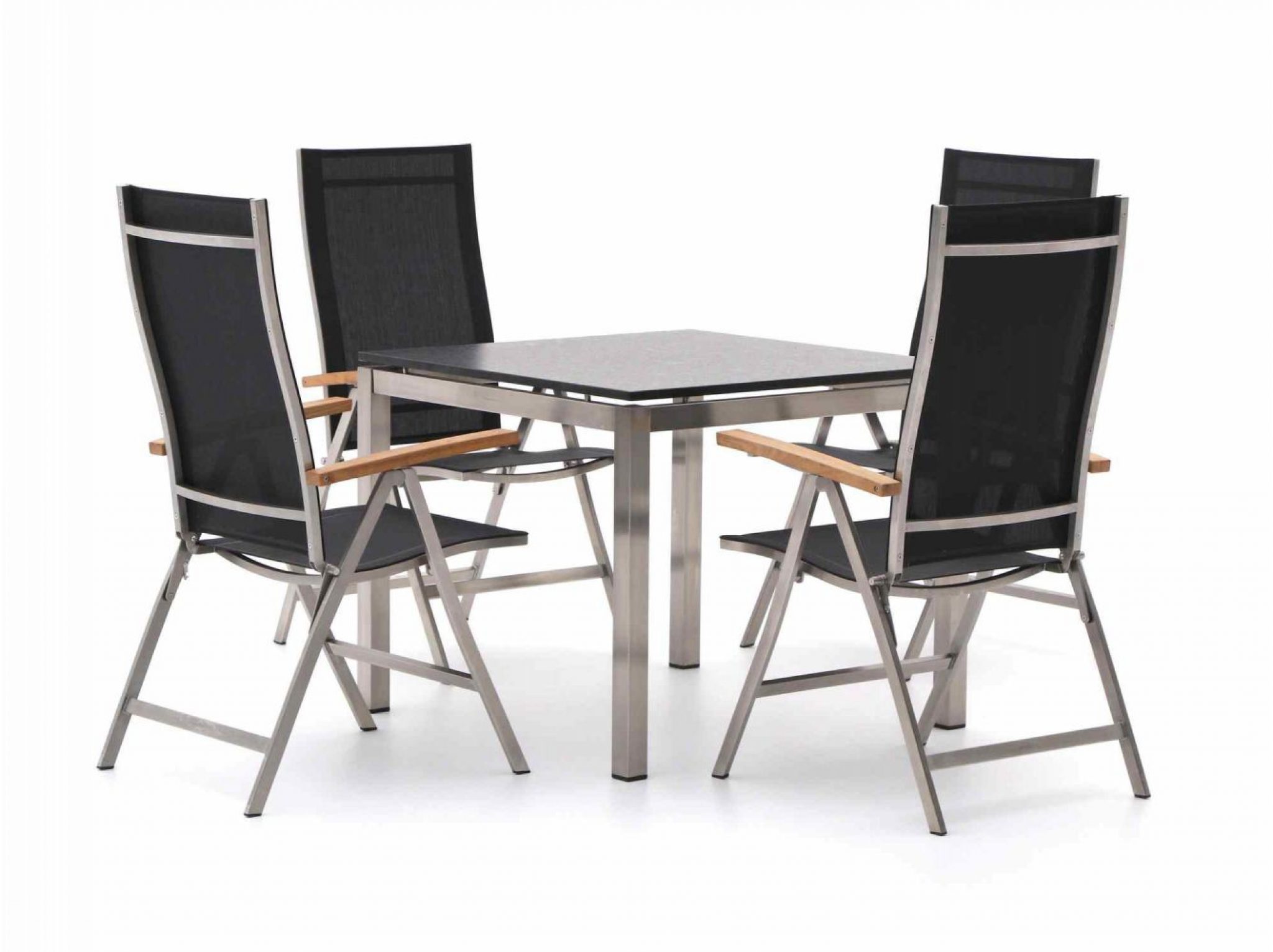 Bernstein Koblenz/Bremen 90 cm GartenmöbelSet 5teilig verstellbar