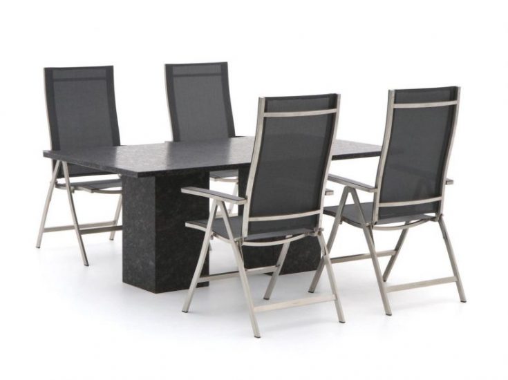 Bernstein Koblenz 180 cm GartenmöbelSet 5teilig verstellbar