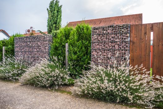 Ein Sichtschutz im Garten vermeidet neugierige Blicke von außen. Foto ©focus finder stock adobe